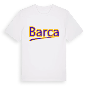 Barca baseball t-shirt – ekologisk bomull t-shirt från Pinshirt