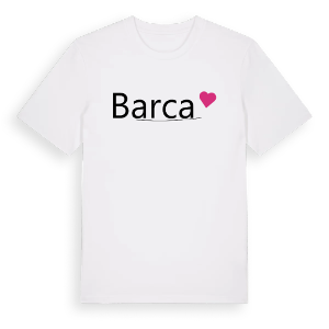 Barca hjärta t-shirt – ekologisk bomull t-shirt från Pinshirt