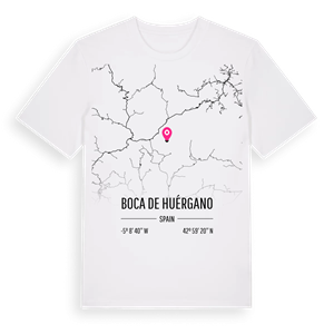 Boca de Huérgano karta t-shirt – ekologisk bomull t-shirt från Pinshirt