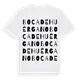 Boca de Huérgano ordlek t-shirt