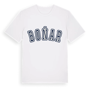 Boñar college t-shirt – ekologisk bomull t-shirt från Pinshirt