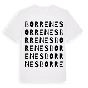 Borrenes ordlek t-shirt – ekologisk bomull t-shirt från Pinshirt