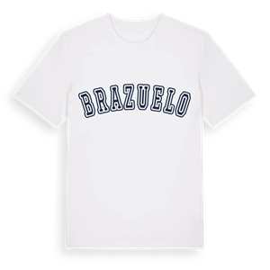 Brazuelo college t-shirt – ekologisk bomull t-shirt från Pinshirt