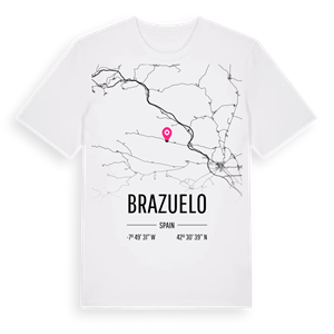 Brazuelo karta t-shirt – ekologisk bomull t-shirt från Pinshirt