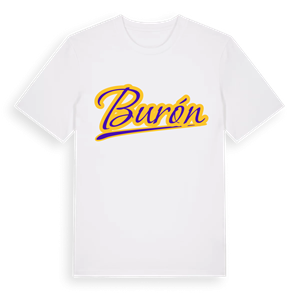 Burón baseball t-shirt – ekologisk bomull t-shirt från Pinshirt