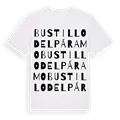 Bustillo del Páramo ordlek t-shirt
