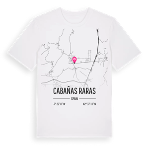 Cabañas Raras karta t-shirt – ekologisk bomull t-shirt från Pinshirt