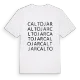 Caltojar ordlek t-shirt