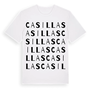 Casillas ordlek t-shirt – ekologisk bomull t-shirt från Pinshirt
