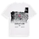 Castilla y León karta t-shirt