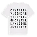 Castilla y León ordlek t-shirt
