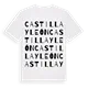 Castilla y León ordlek t-shirt