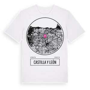Castilla y León t-shirt – ekologisk bomull t-shirt från Pinshirt
