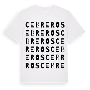 Cebreros ordlek t-shirt – ekologisk bomull t-shirt från Pinshirt