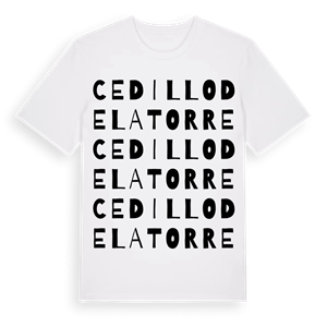 Cedillo de la Torre ordlek t-shirt – ekologisk bomull t-shirt från Pinshirt