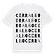 Cerralbo ordlek t-shirt