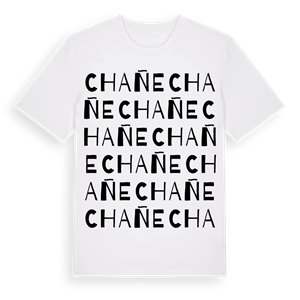 Chañe ordlek t-shirt – ekologisk bomull t-shirt från Pinshirt