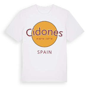 Cidones cirkel t-shirt – ekologisk bomull t-shirt från Pinshirt