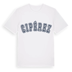 Cipérez college t-shirt – ekologisk bomull t-shirt från Pinshirt