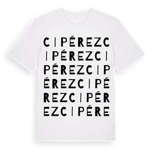 Cipérez ordlek t-shirt – ekologisk bomull t-shirt från Pinshirt