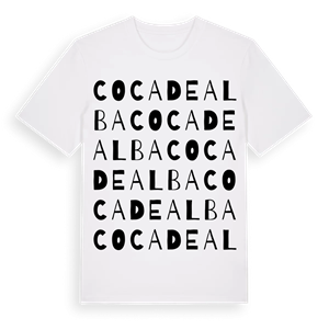 Coca de Alba ordlek t-shirt – ekologisk bomull t-shirt från Pinshirt