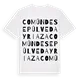 Común de Sepúlveda y Riaza ordlek t-shirt