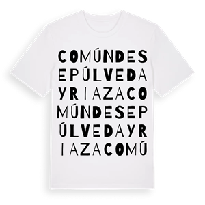 Común de Sepúlveda y Riaza ordlek t-shirt – ekologisk bomull t-shirt från Pinshirt