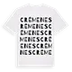 Crémenes ordlek t-shirt