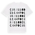 Cubillo del Campo ordlek t-shirt