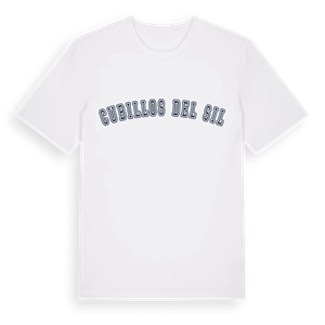 Cubillos del Sil college t-shirt – ekologisk bomull t-shirt från Pinshirt