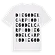 Diego del Carpio ordlek t-shirt