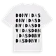 Donvidas ordlek t-shirt