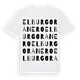 El Burgo Ranero ordlek t-shirt