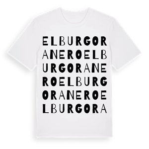 El Burgo Ranero ordlek t-shirt – ekologisk bomull t-shirt från Pinshirt