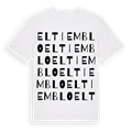 El Tiemblo ordlek t-shirt