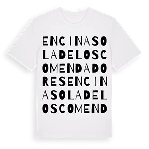 Encinasola de los Comendadores ordlek t-shirt – ekologisk bomull t-shirt från Pinshirt