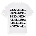 Escarabajosa de Cabezas ordlek t-shirt