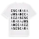 Escarabajosa de Cabezas ordlek t-shirt