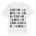 Escurial de la Sierra ordlek t-shirt