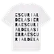 Escurial de la Sierra ordlek t-shirt