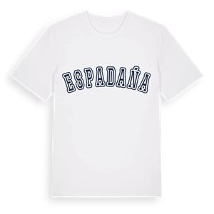 Espadaña college t-shirt – ekologisk bomull t-shirt från Pinshirt