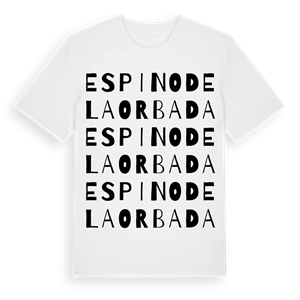 Espino de la Orbada ordlek t-shirt – ekologisk bomull t-shirt från Pinshirt