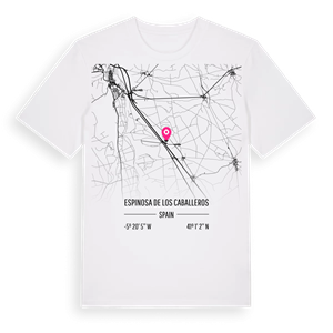 Espinosa de los Caballeros karta t-shirt – ekologisk bomull t-shirt från Pinshirt