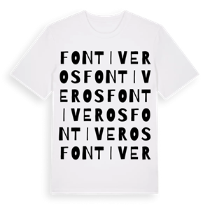 Fontiveros ordlek t-shirt – ekologisk bomull t-shirt från Pinshirt