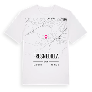 Fresnedilla karta t-shirt – ekologisk bomull t-shirt från Pinshirt