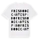 Fresno de Cantespino ordlek t-shirt