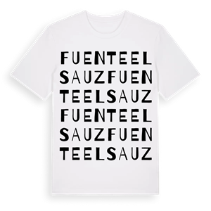Fuente el Sauz ordlek t-shirt – ekologisk bomull t-shirt från Pinshirt