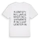 Fuentepinilla ordlek t-shirt