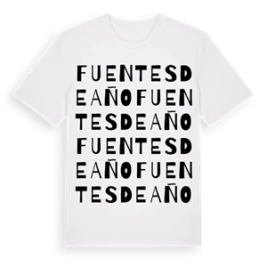 Fuentes de Año ordlek t-shirt – ekologisk bomull t-shirt från Pinshirt