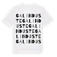 Galinduste ordlek t-shirt